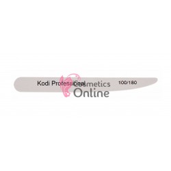 Pila Kodi asimetrica din lemn 100/180 pentru unghii - Alba